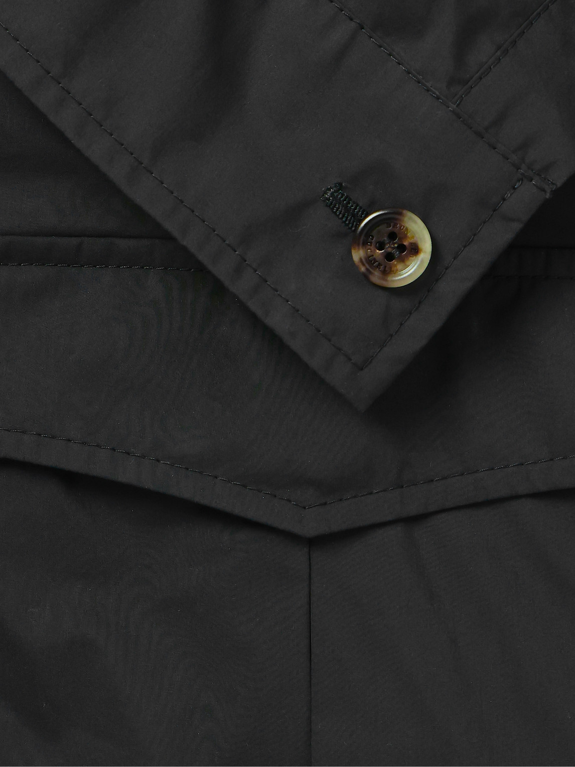 Brunello Cucinelli Cotton-blend Field Jacket In Black