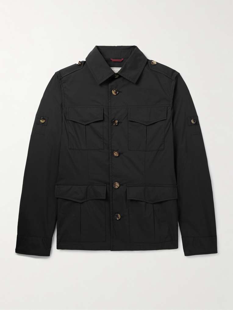 Brunello Cucinelli — Cotton-Blend Field Jacket