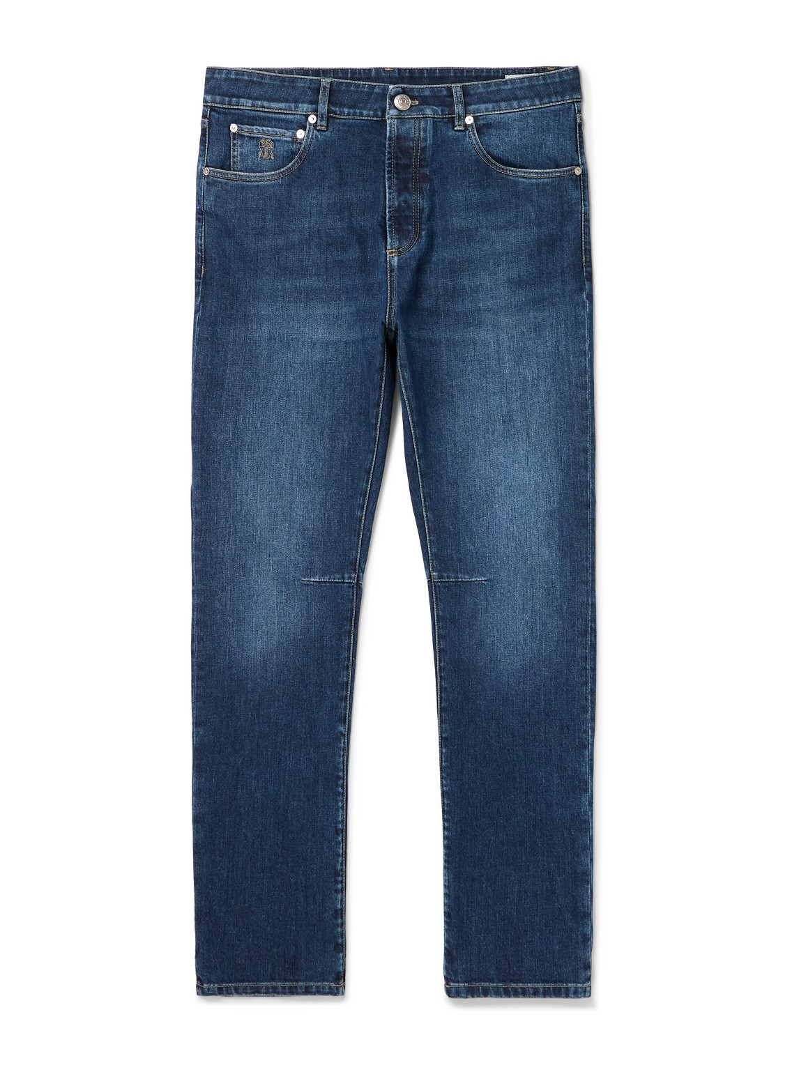Brunello Cucinelli Straight-leg Jeans In Blue