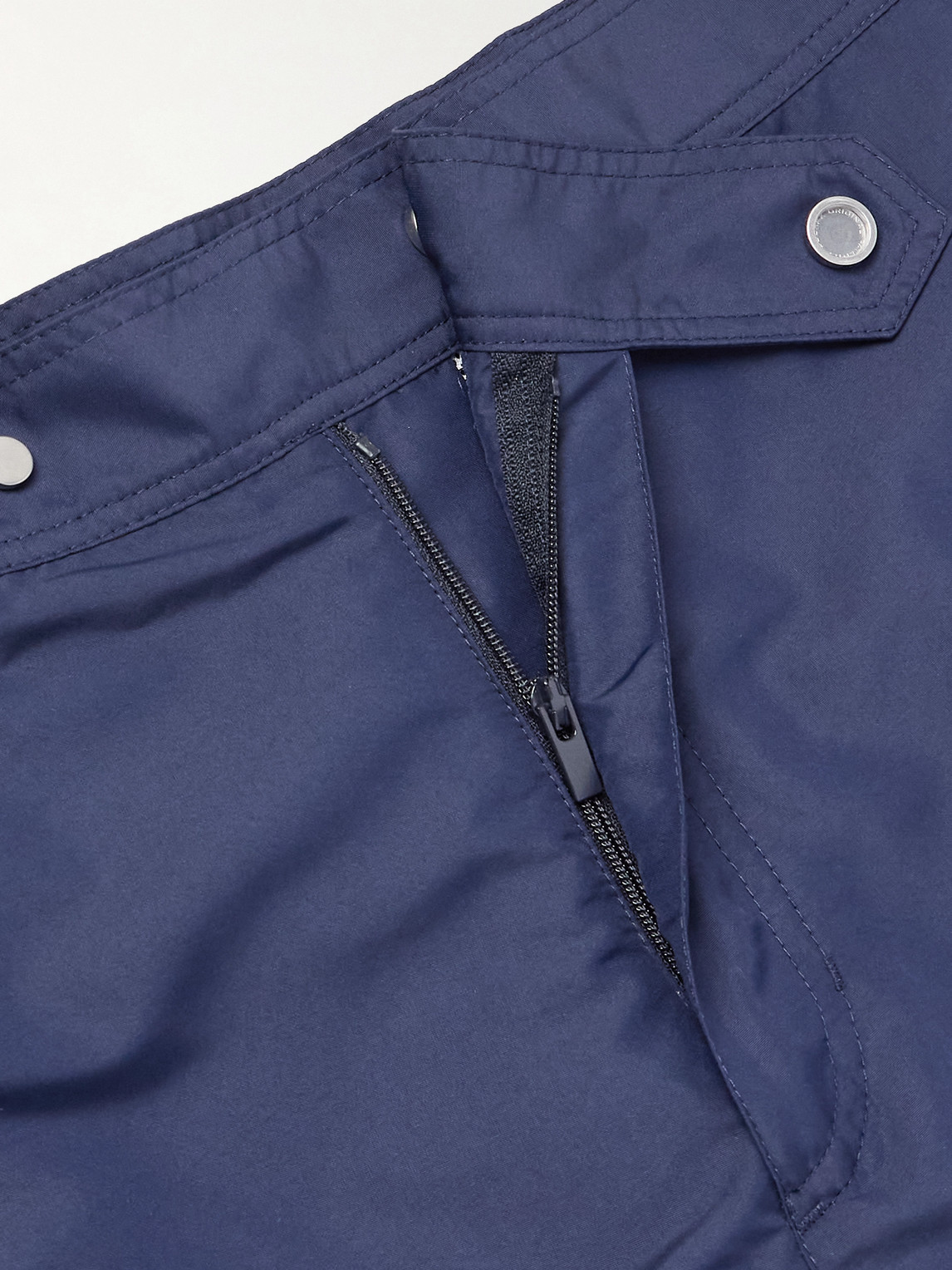 Brunello Cucinelli Straight-leg Mid-length Swim Shorts In Blue