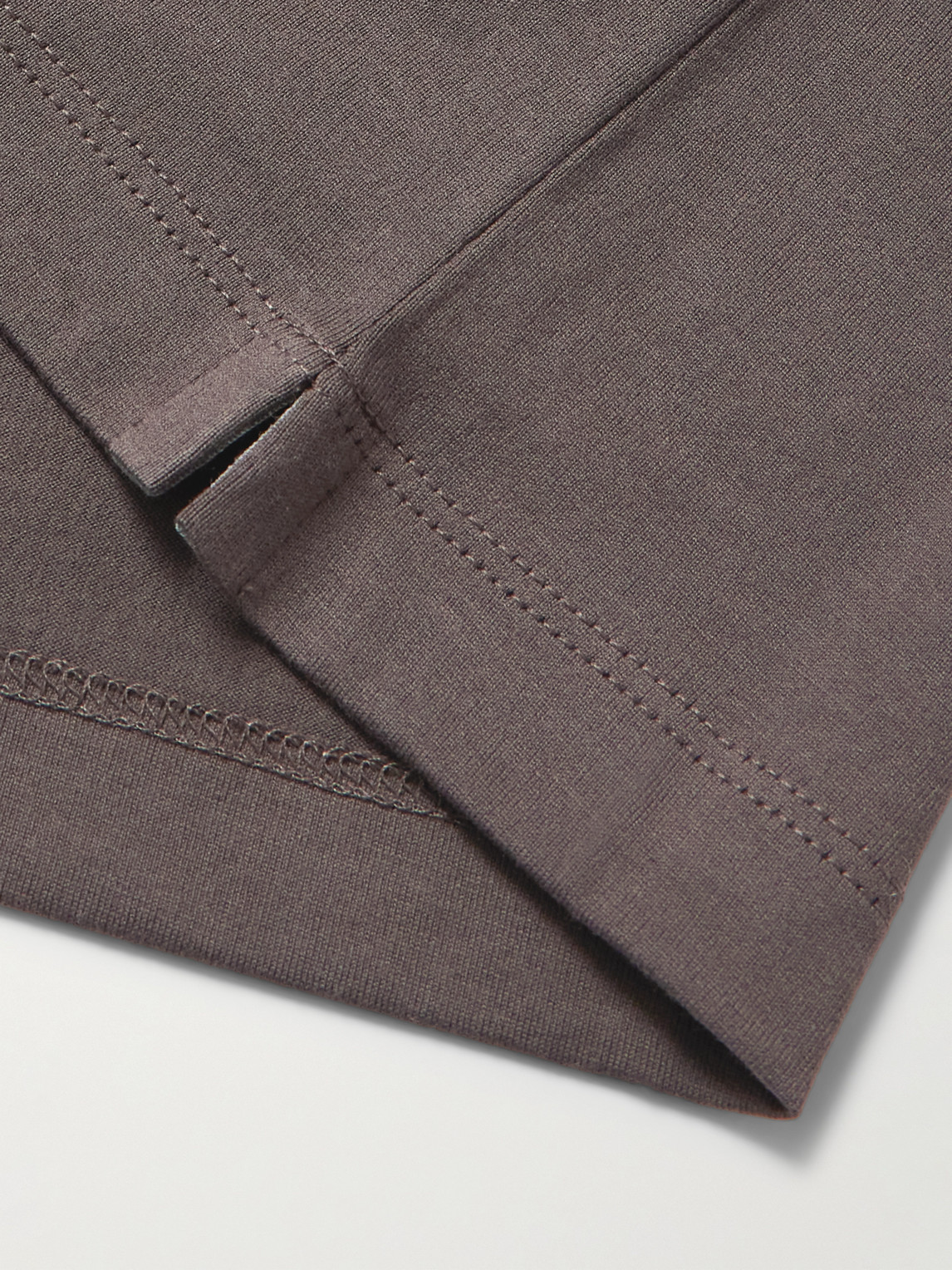 Brunello Cucinelli Cotton-jersey T-shirt In Brown