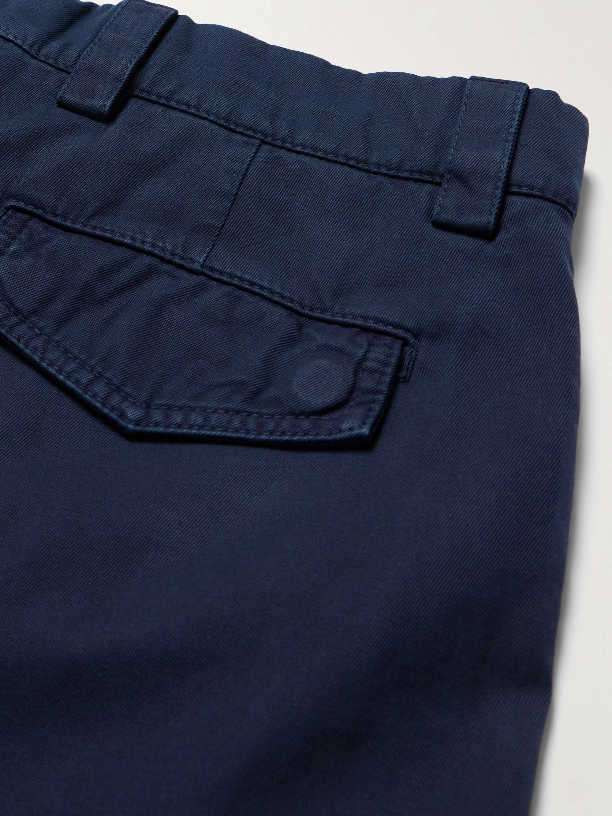 BRUNELLO CUCINELLI Straight-Leg Cotton-Gabardine Cargo Trousers