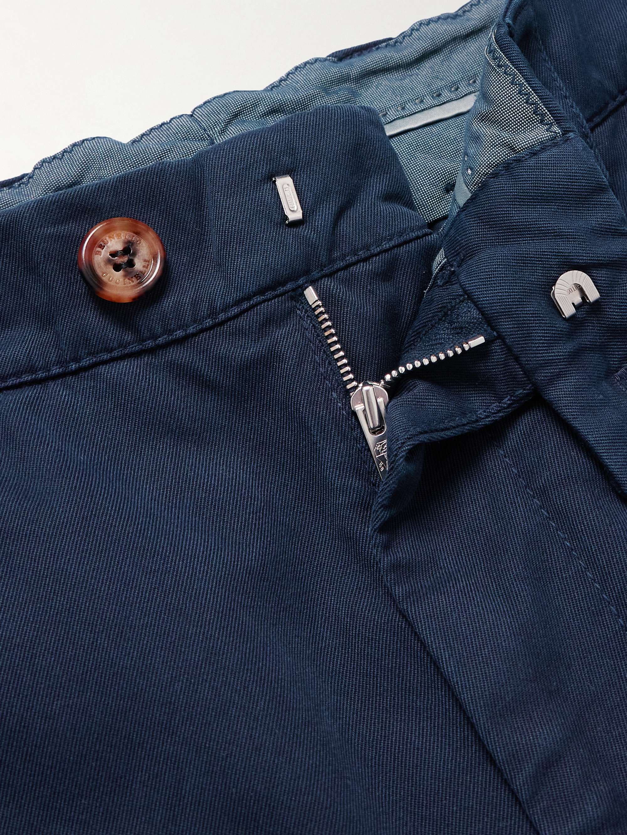 BRUNELLO CUCINELLI Straight-Leg Cotton-Gabardine Cargo Trousers
