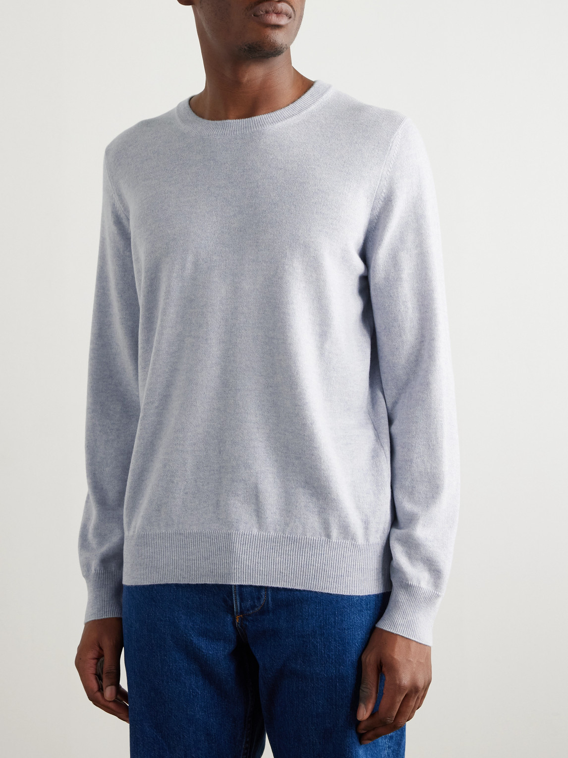 Brunello Cucinelli Cashmere Sweater In Blue