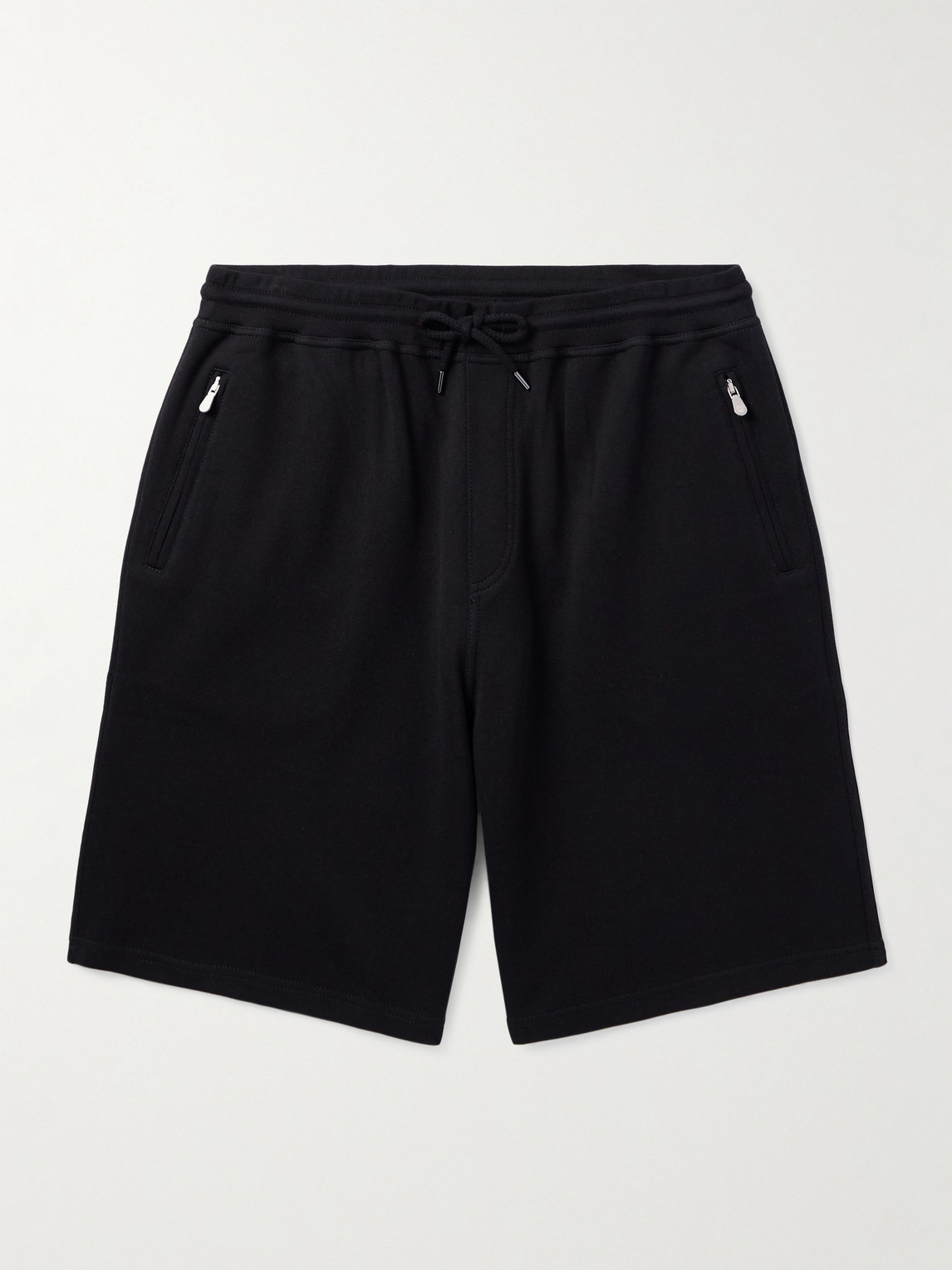 Brunello Cucinelli Straight-Leg Cotton-Blend Jersey Drawstring Shorts - Men