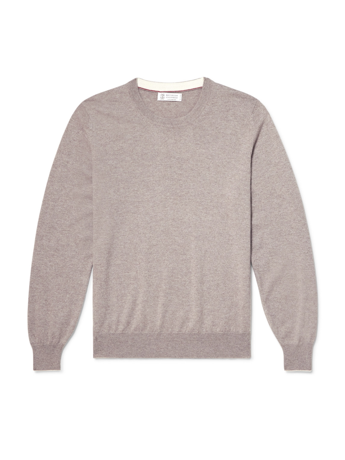 Brunello Cucinelli Cashmere Jumper In Neutrals