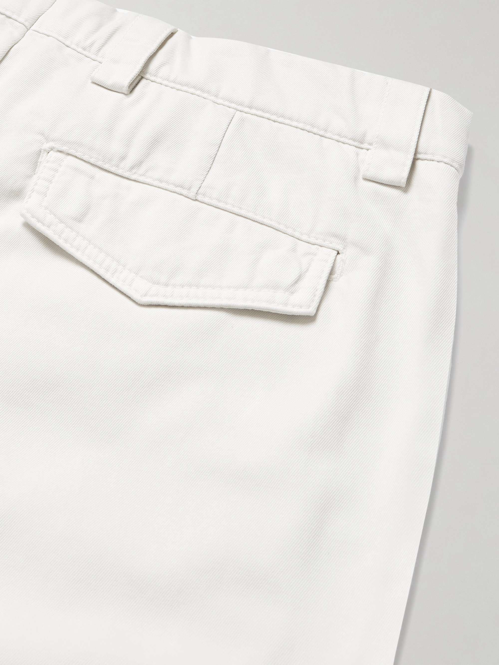 BRUNELLO CUCINELLI Straight-Leg Cotton-Gabardine Cargo Trousers