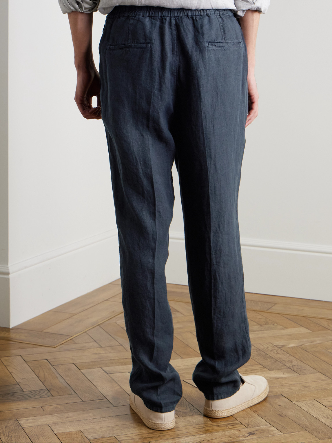 Brunello Cucinelli Corduroy Trousers Pants Blue In Blue