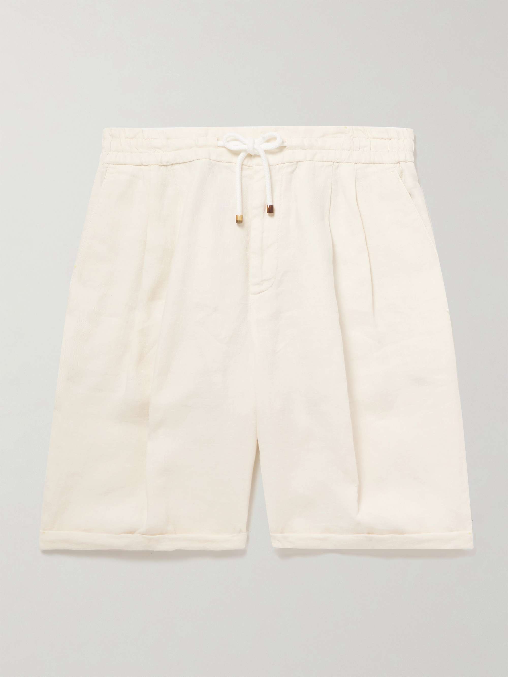 関税込【BRUNELLO CUCINELLI】リネンショートパンツ ボトムス