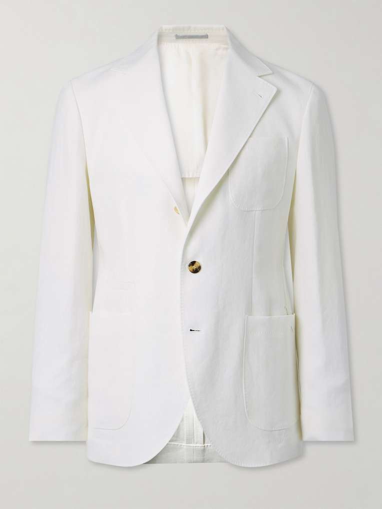 Brunello Cucinelli — Linen Blazer