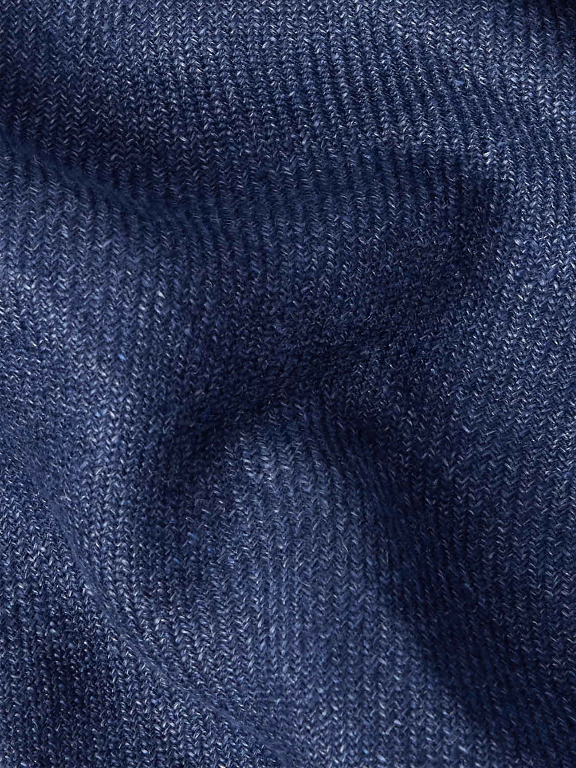 Brunello Cucinelli Linen, Wool And Silk-blend Bomber Jacket In Blue