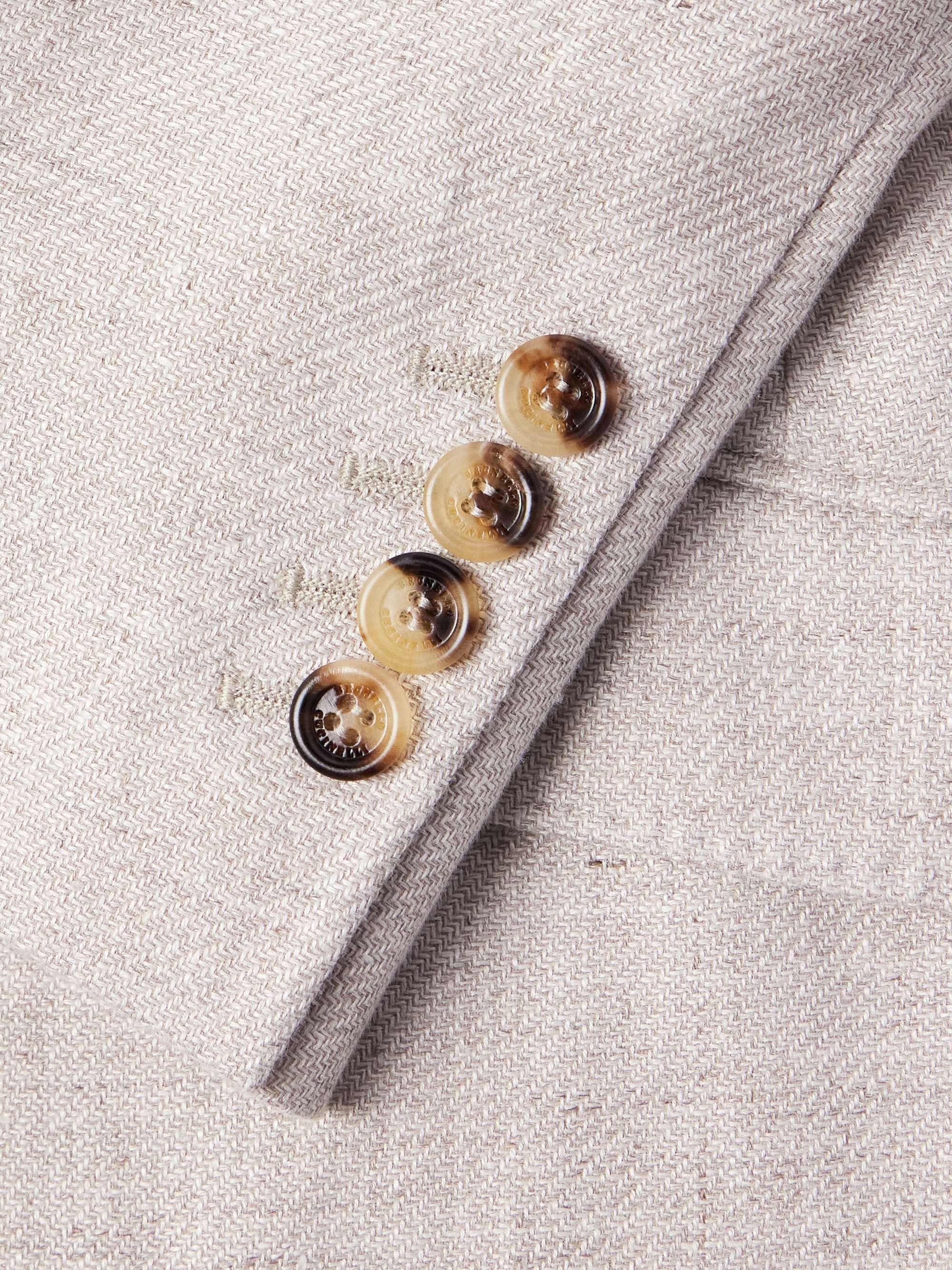 BRUNELLO CUCINELLI Slim-Fit Linen, Wool and Silk-Blend Blazer