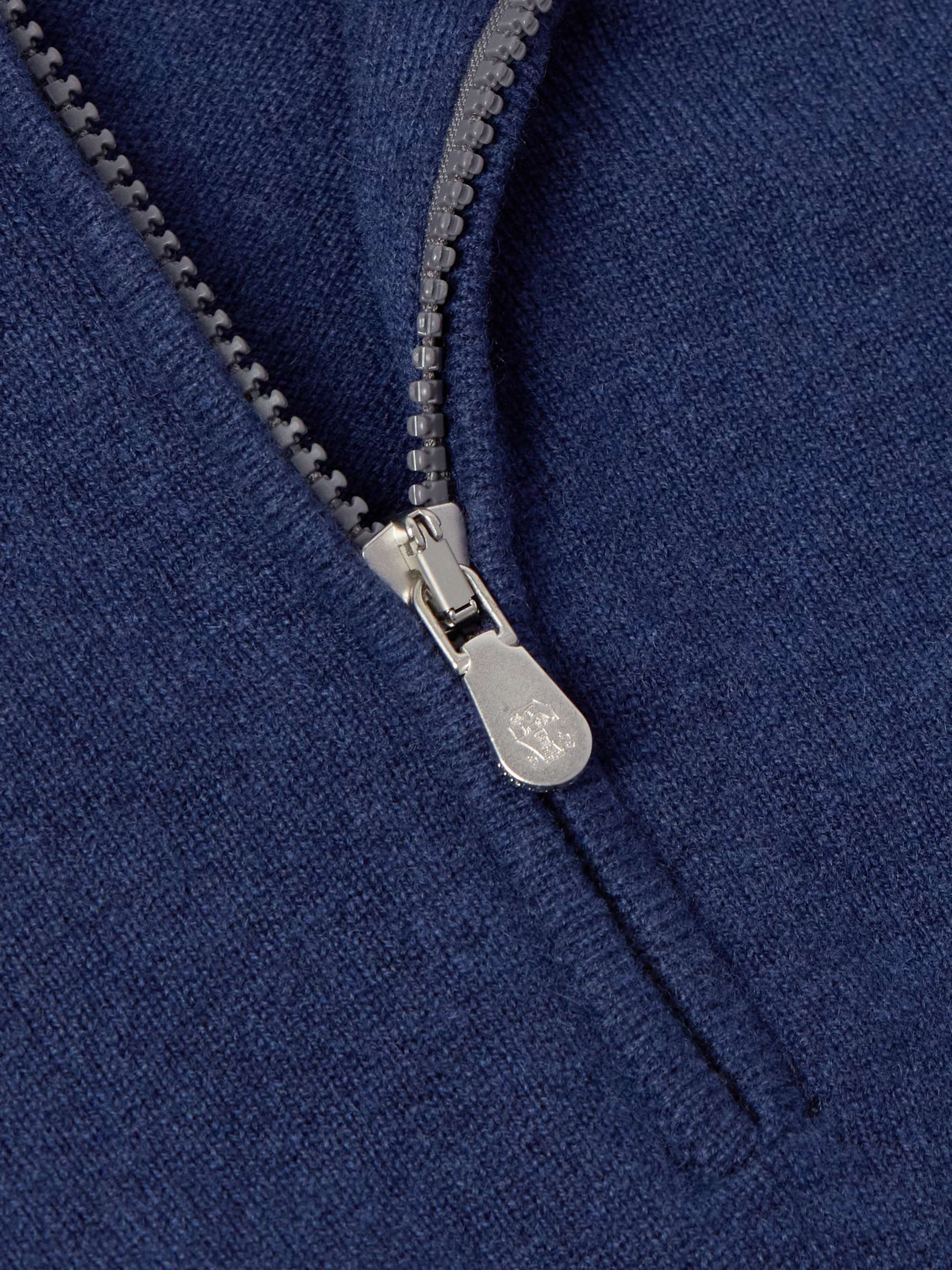 BRUNELLO CUCINELLI Cashmere Half-Zip Sweater