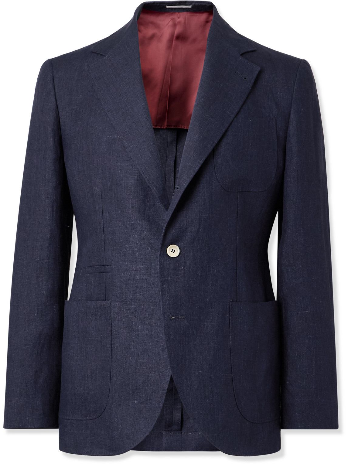 ジャケット BRUNELLO CUCINELLI LINEN DOUBLE-BREASTED JACKET Brunello Cucinelli - Double-Breasted Linen Suit Jacket