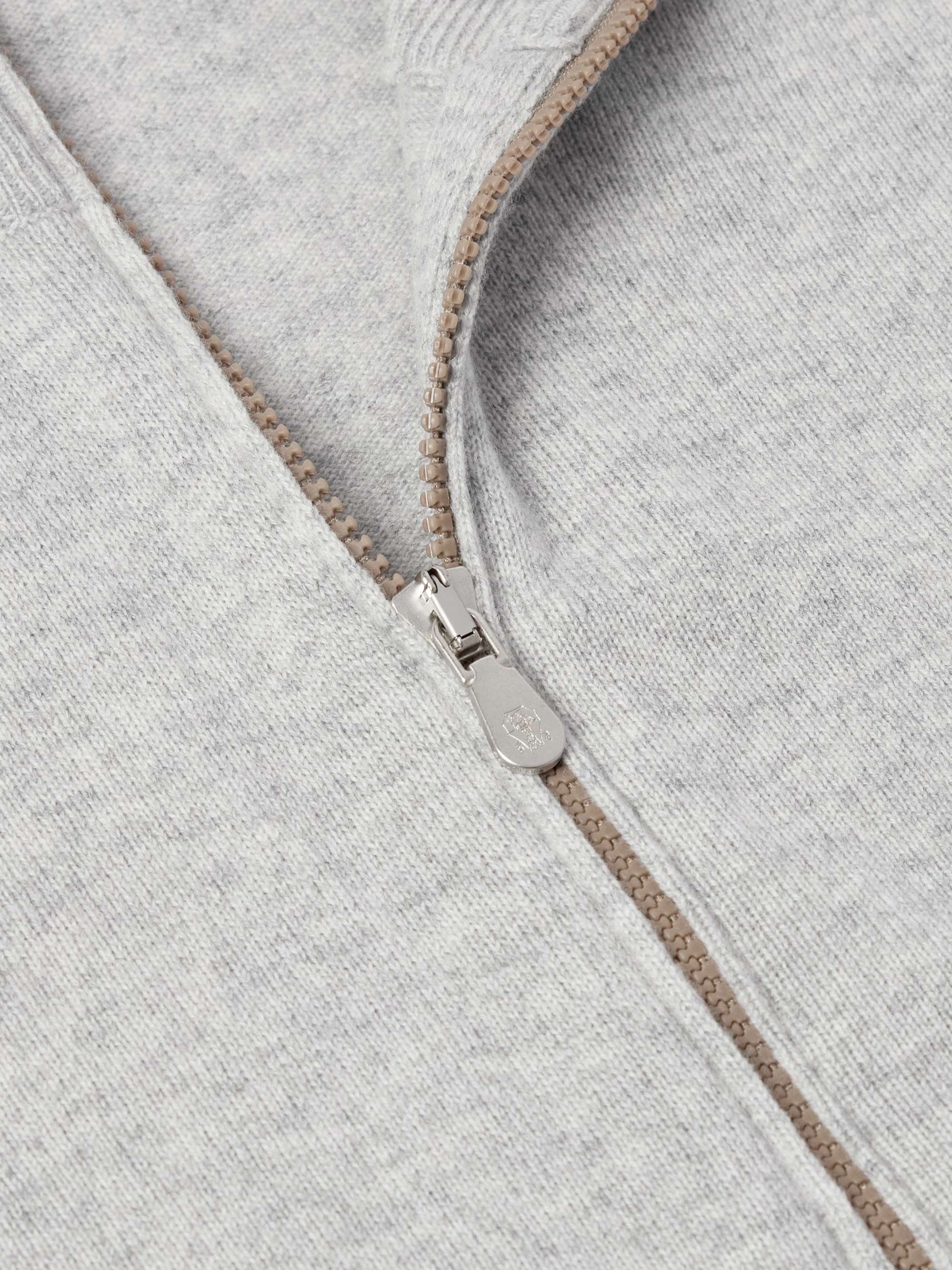 BRUNELLO CUCINELLI Cashmere Zip-Up Sweater