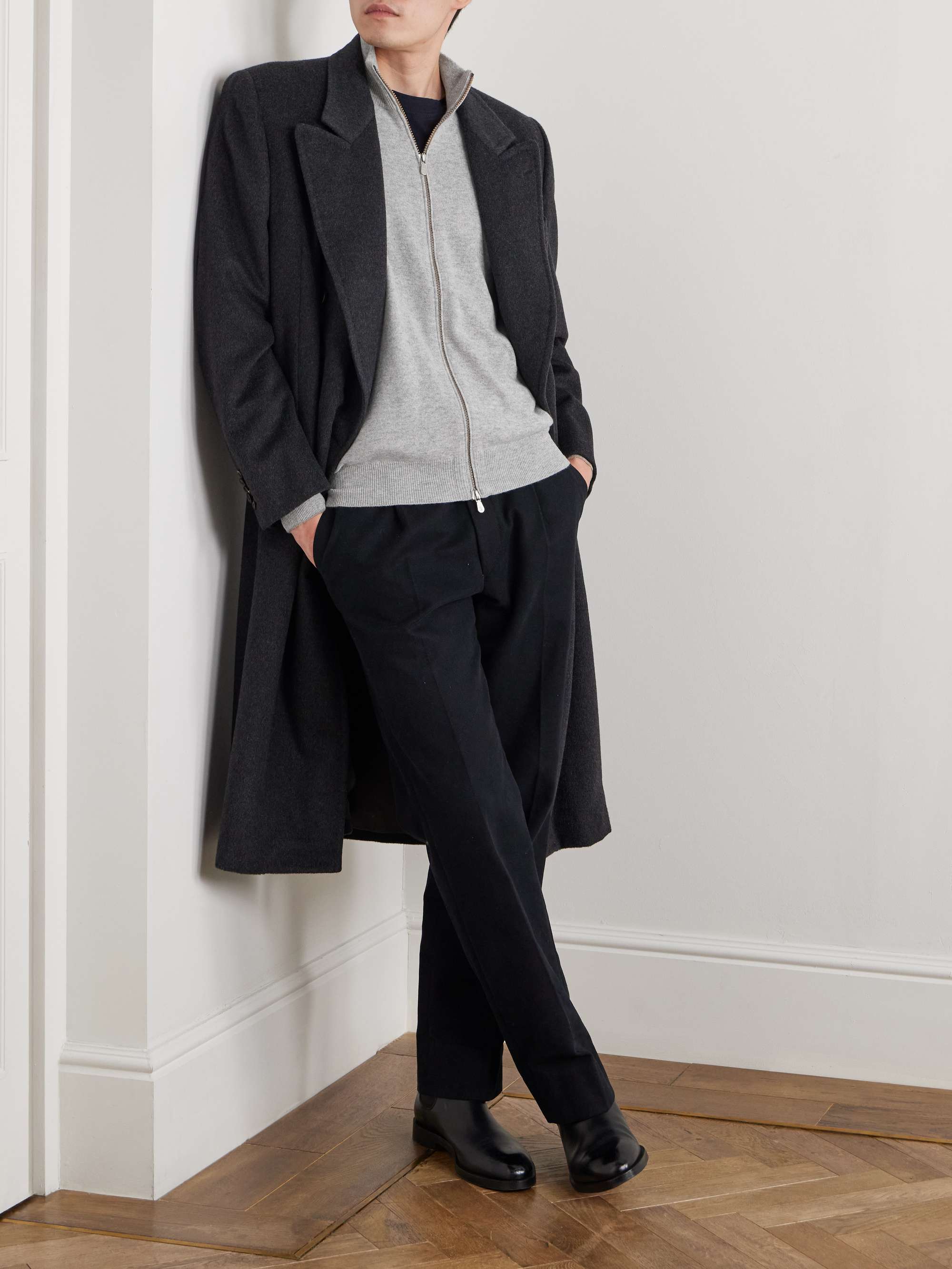 BRUNELLO CUCINELLI Cashmere Zip-Up Sweater