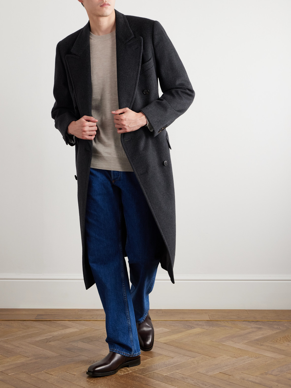 Brunello Cucinelli Cashmere And Silk-blend Sweater In Neutrals