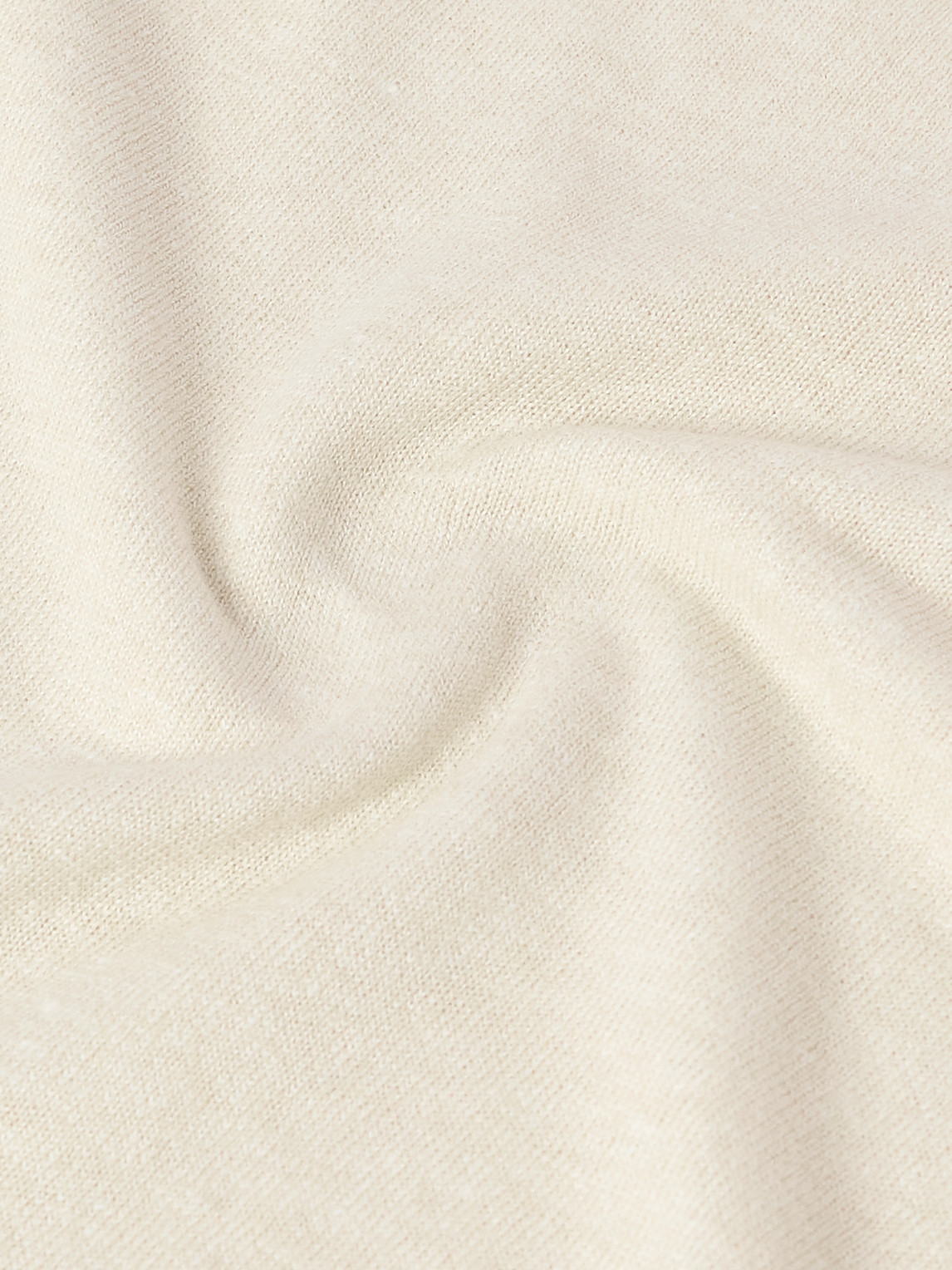 Brunello Cucinelli Linen And Cotton-blend T-shirt In Neutrals