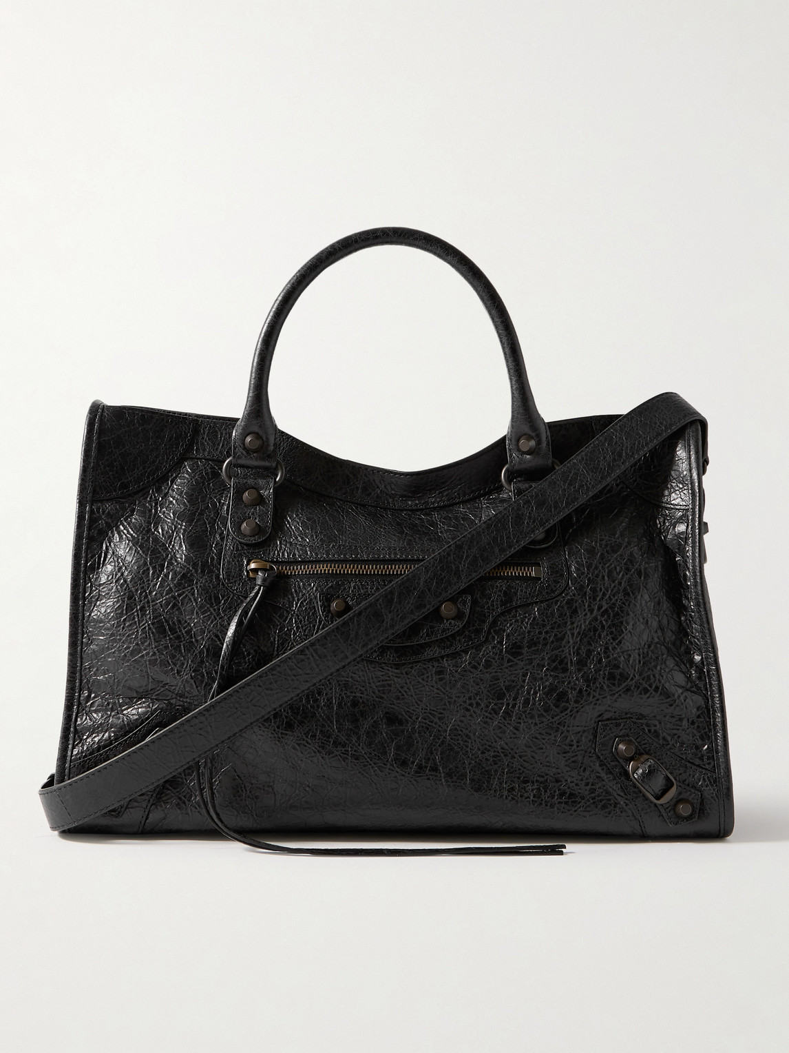 Balenciaga Balenciaga - Le City Medium Arena Textured-Leather Tote Bag - Men - Black aus 100% Leather in Black