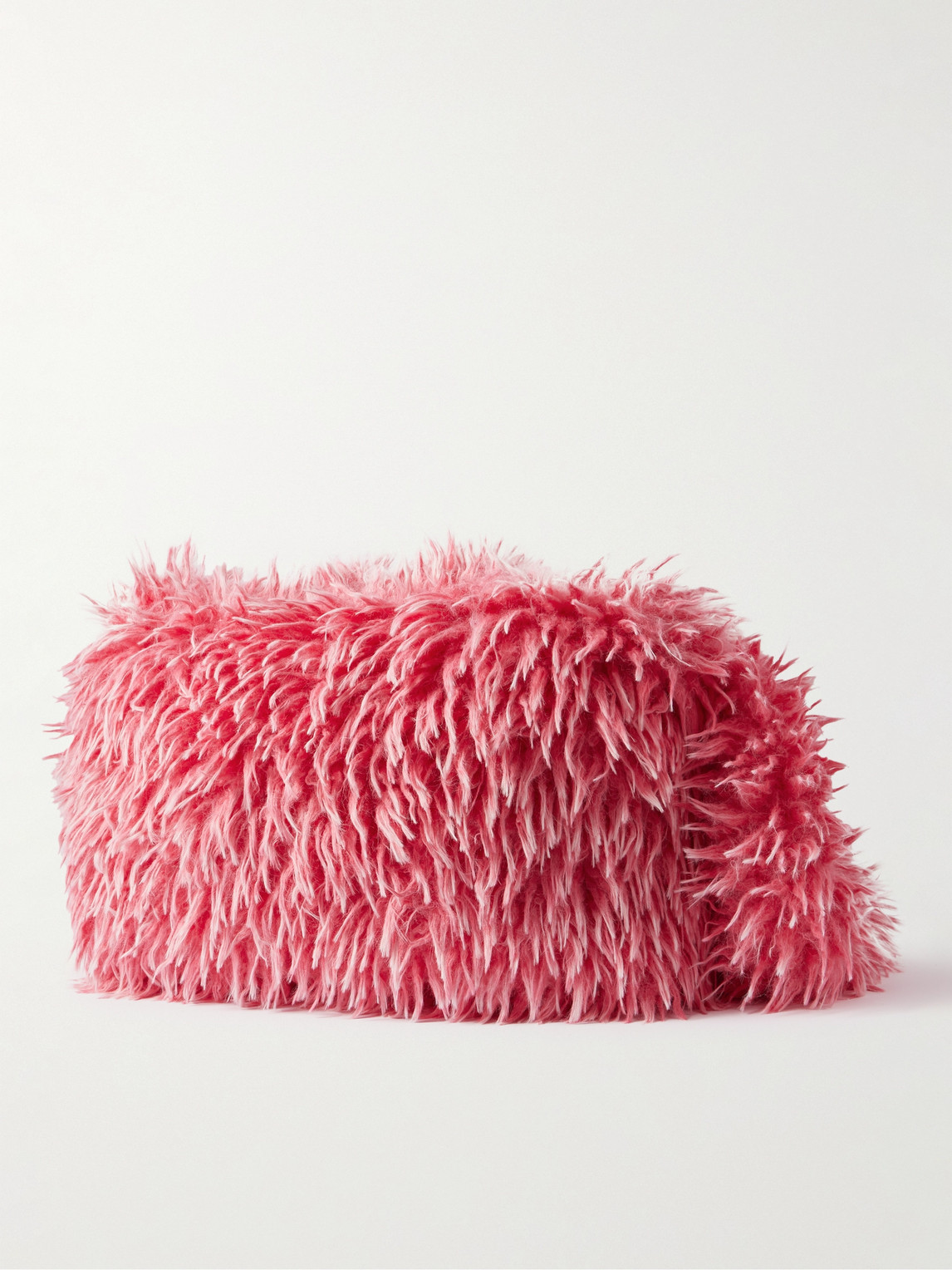 Erl Fleece Messenger Bag In Pink