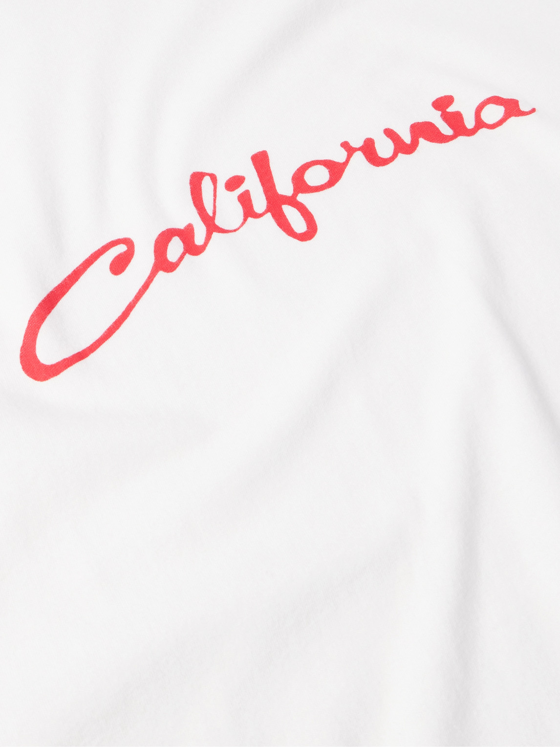 Shop Erl California Slim-fit Printed Cotton-jersey T-shirt In White