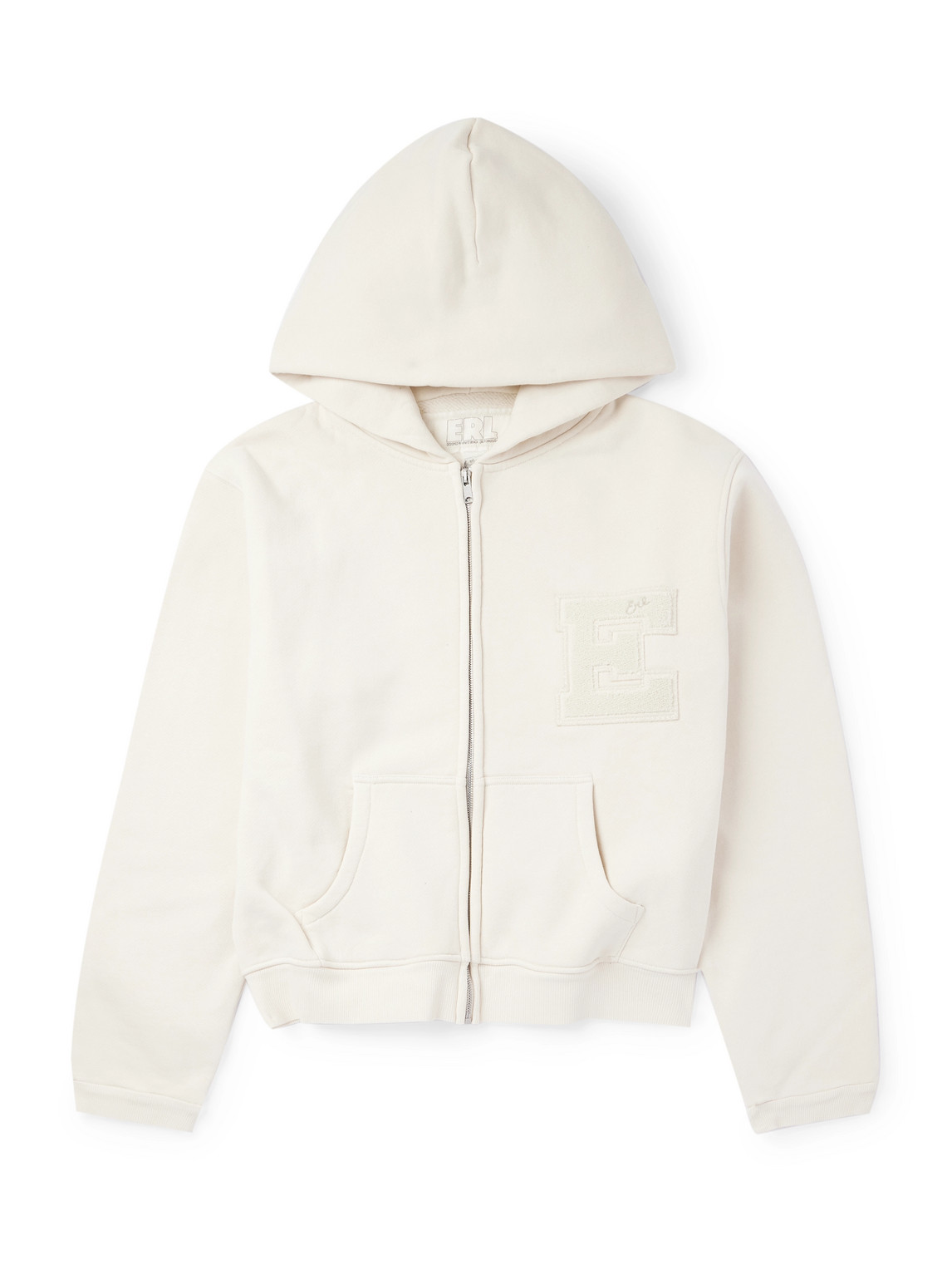 Logo-Appliquéd Cotton-Jersey Zip-Up Hoodie