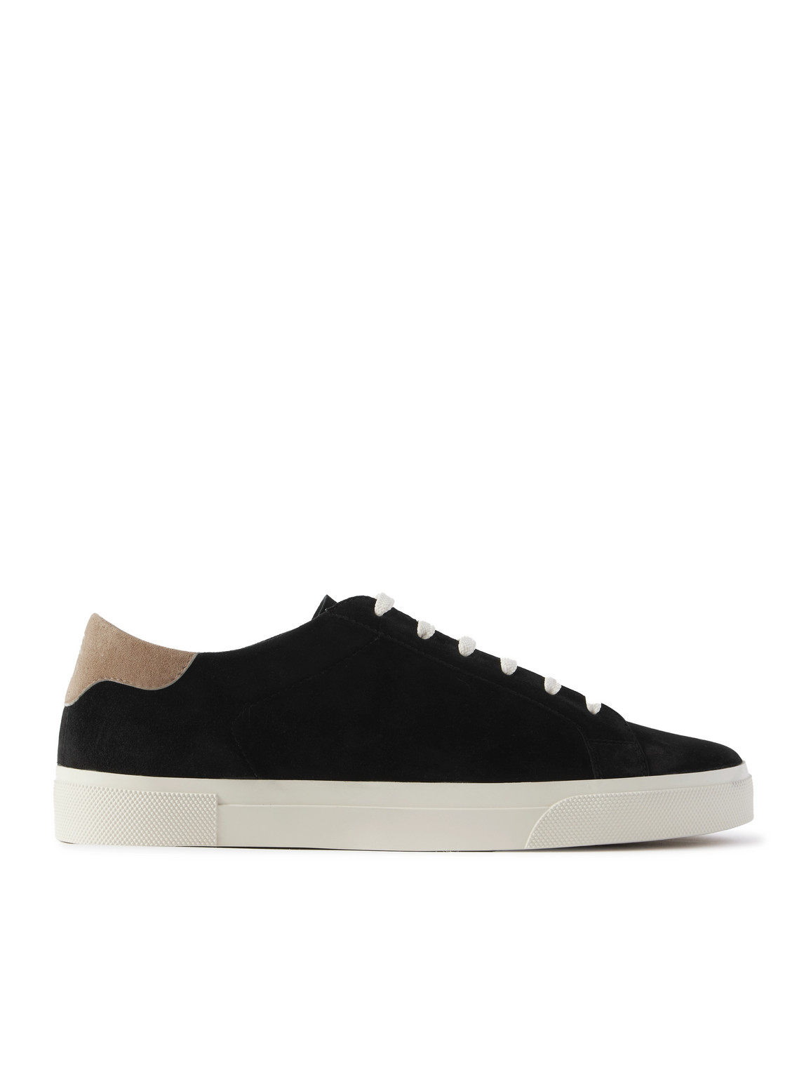 Brunello Cucinelli Vulky Suede Sneakers In Black