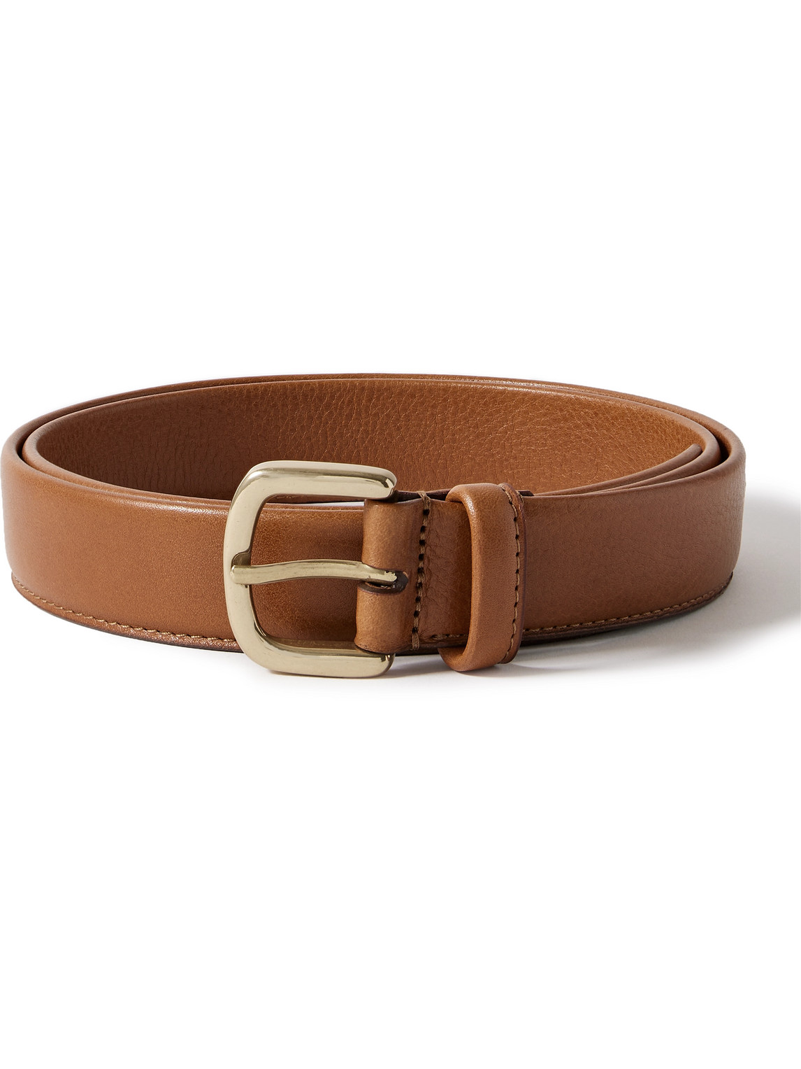Anderson's 3cm Leather Belt In Brown