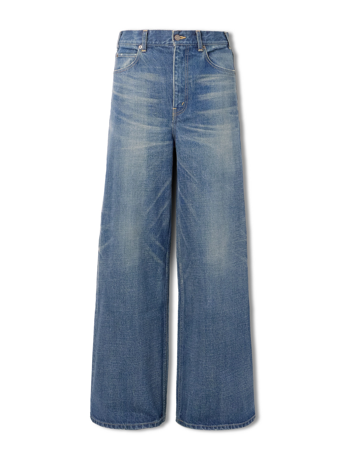 Celine Surf Wide-leg Jeans In Blue