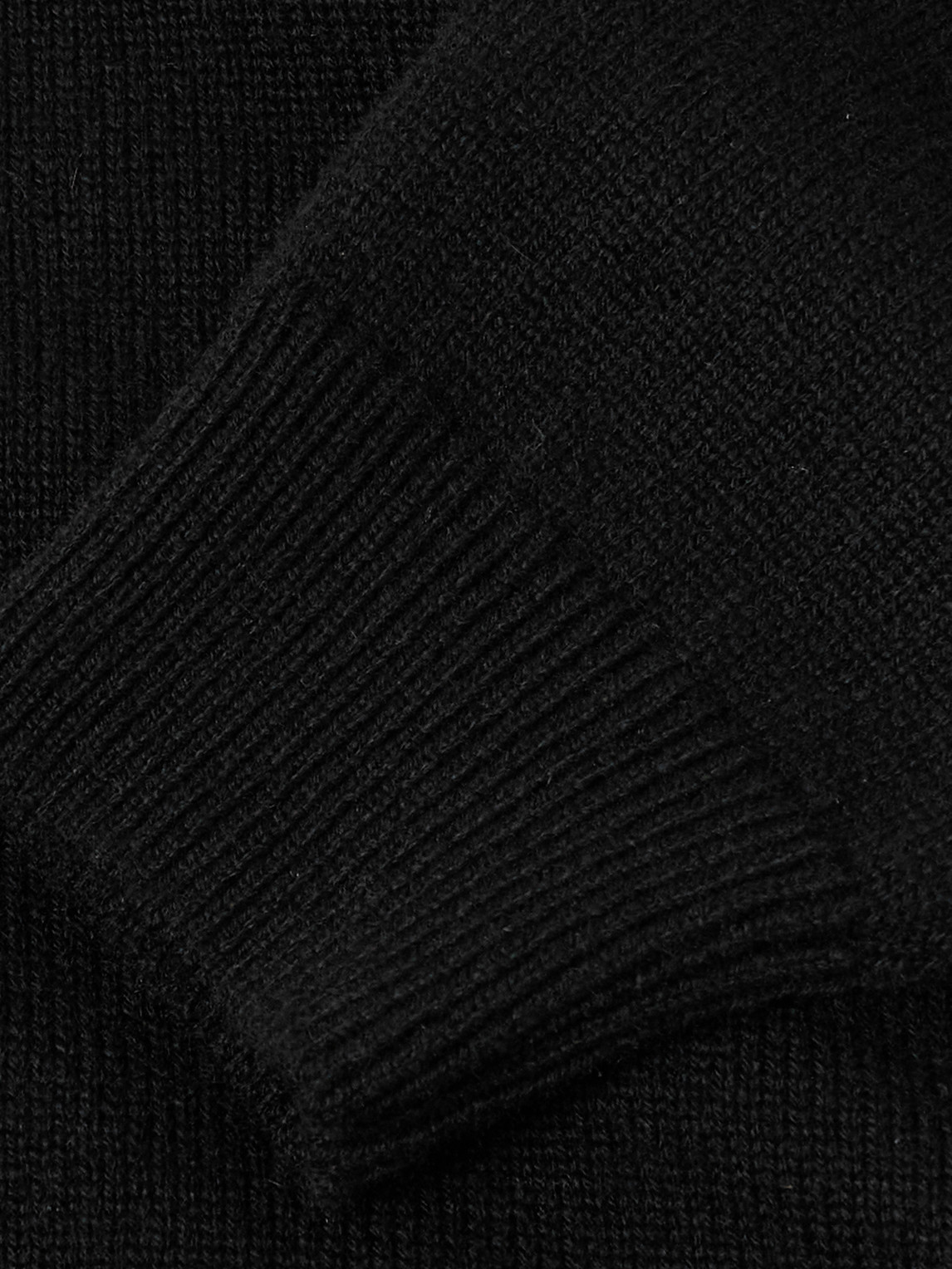 Celine Long-sleeved Cashmere Cardigan In Black