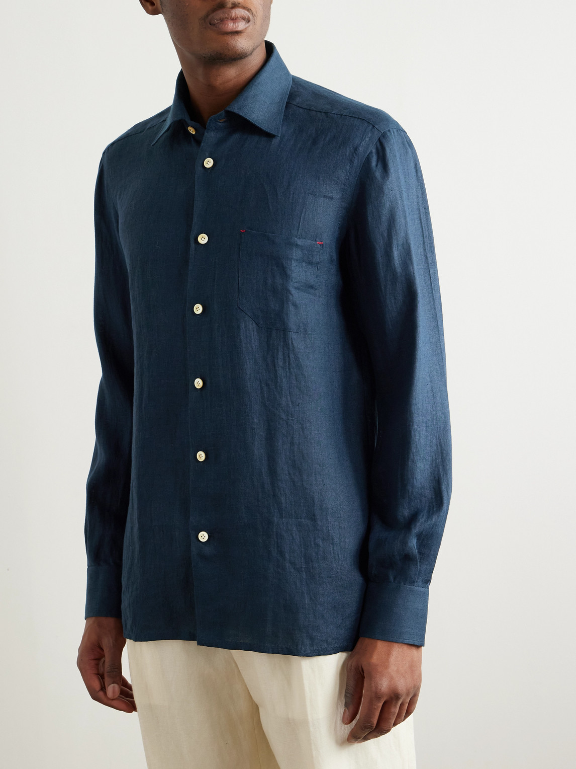 KITON LINEN SHIRT