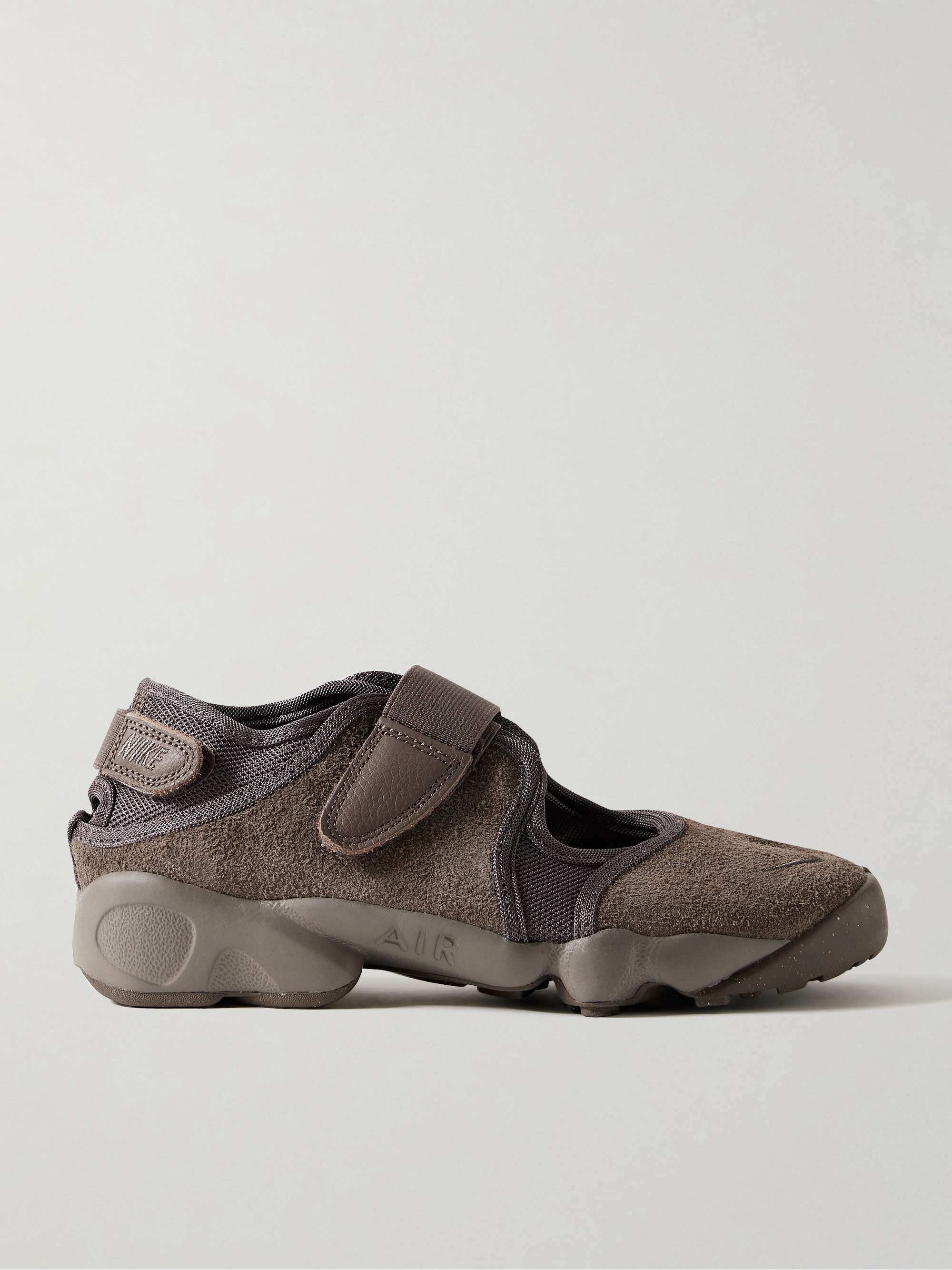 NIKE ACG Rufus Leather-Trimmed Fleece-Lined Suede Slip-On