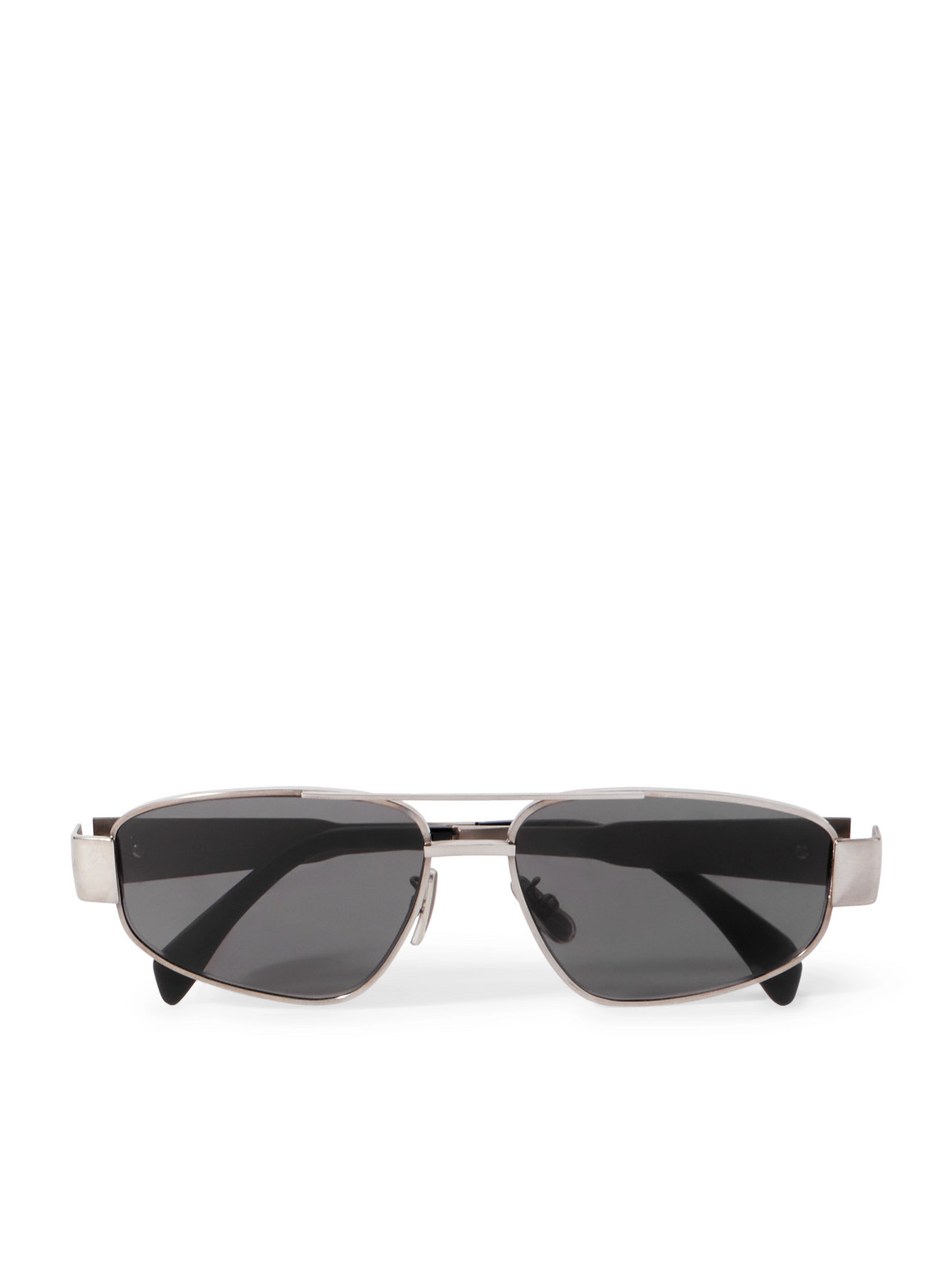 Celine Aviator-style Silver-tone Sunglasses