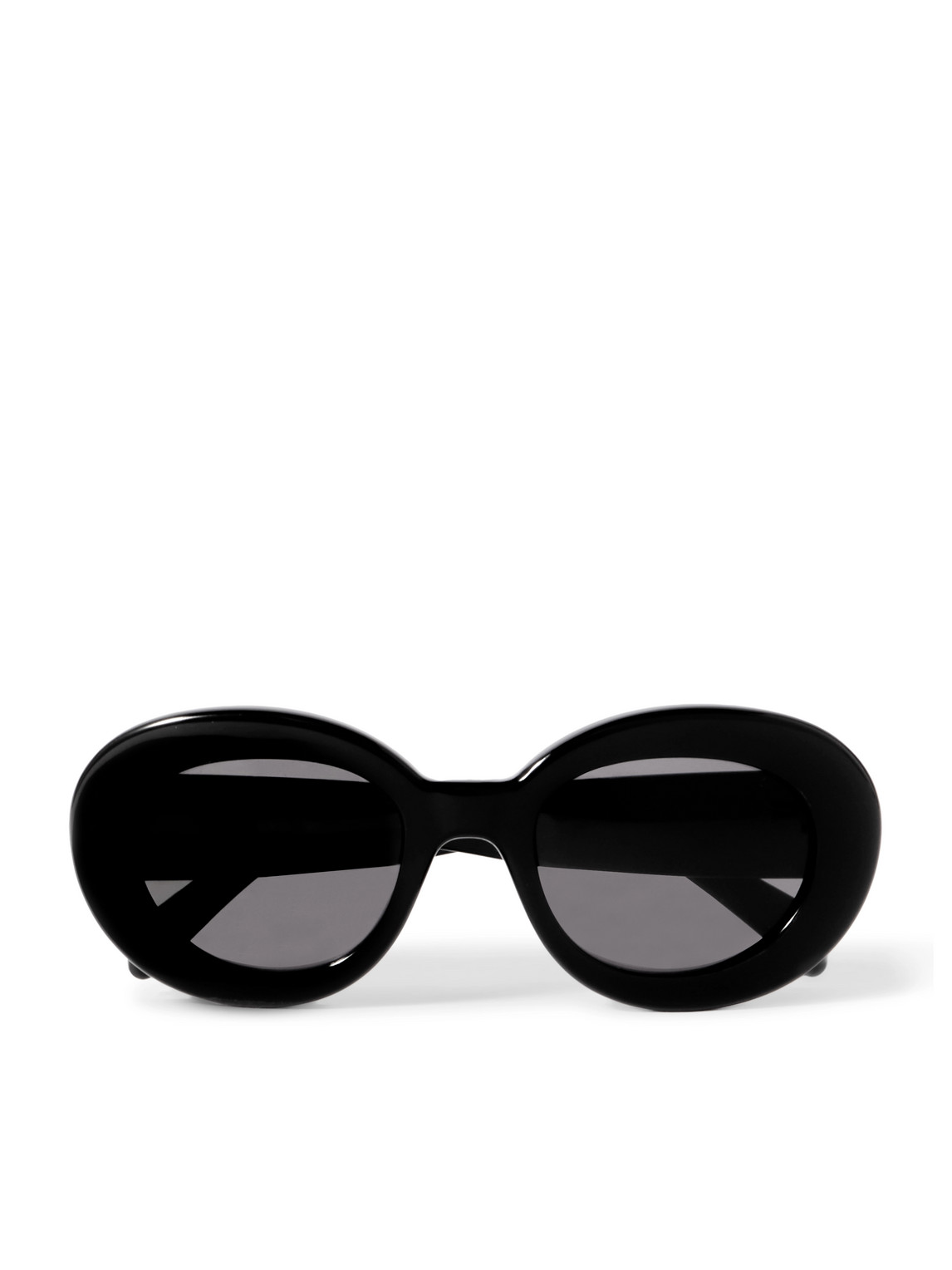 Celine Oval-frame Acetate Sunglasses In Black