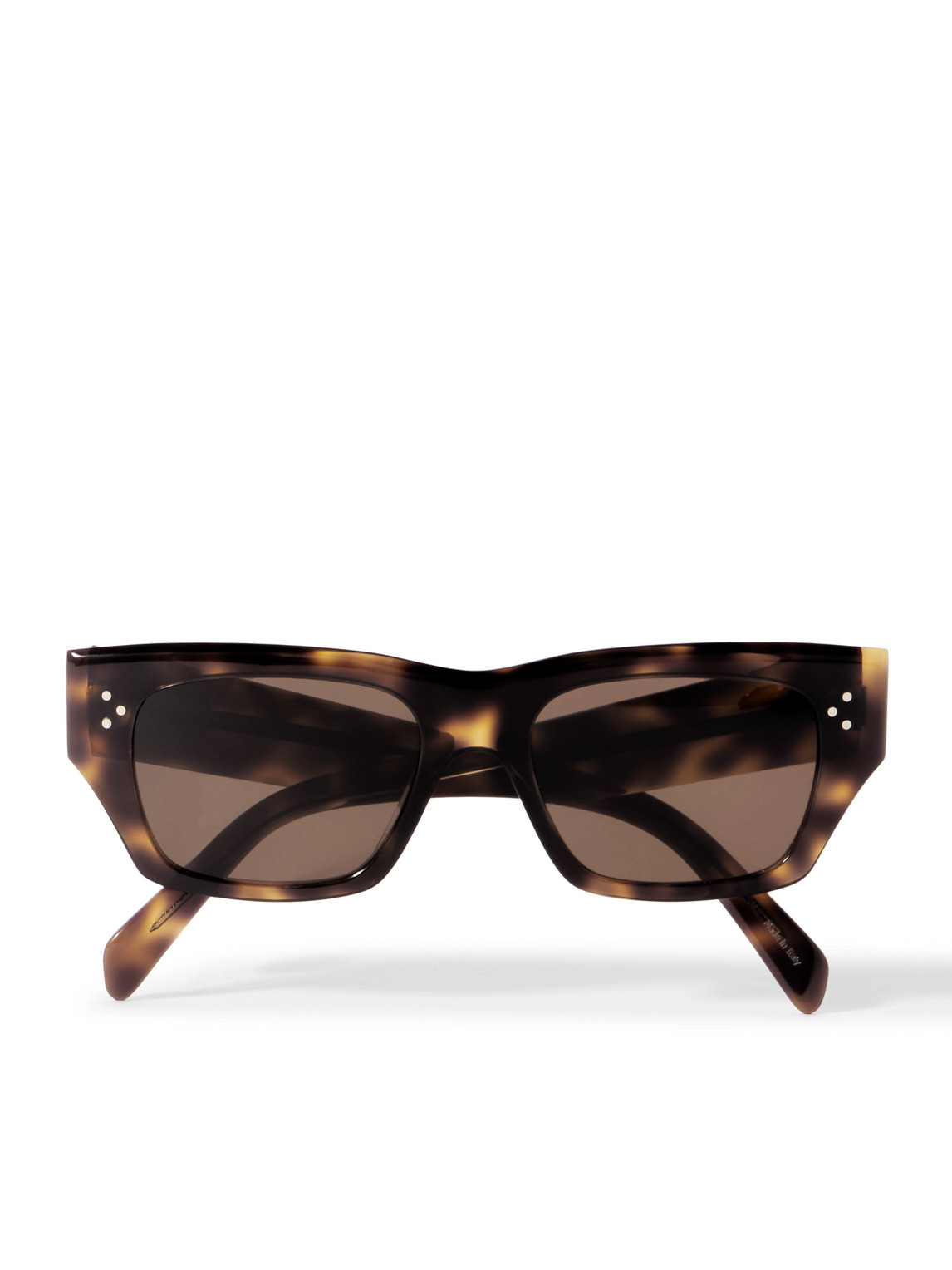 Celine D-frame Tortoiseshell Acetate Sunglasses In Brown