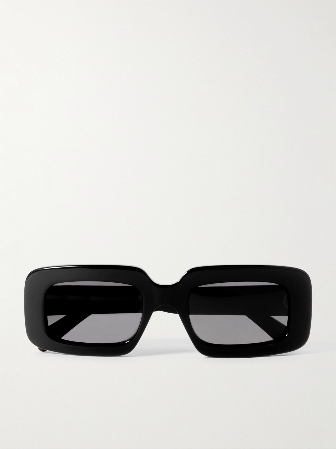Rectangular-Frame Acetate Sunglasses