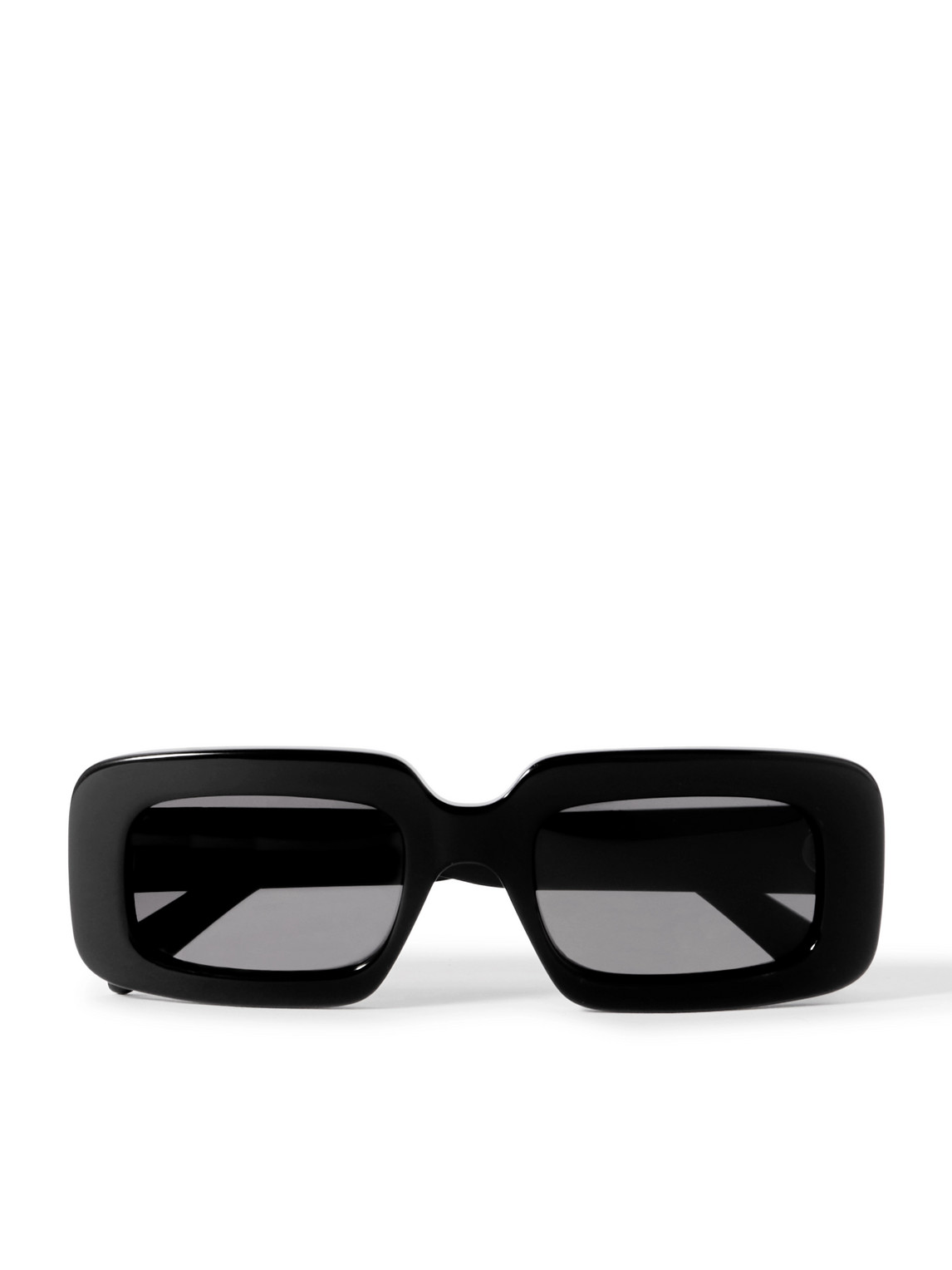Celine Rectangular-frame Acetate Sunglasses In Black