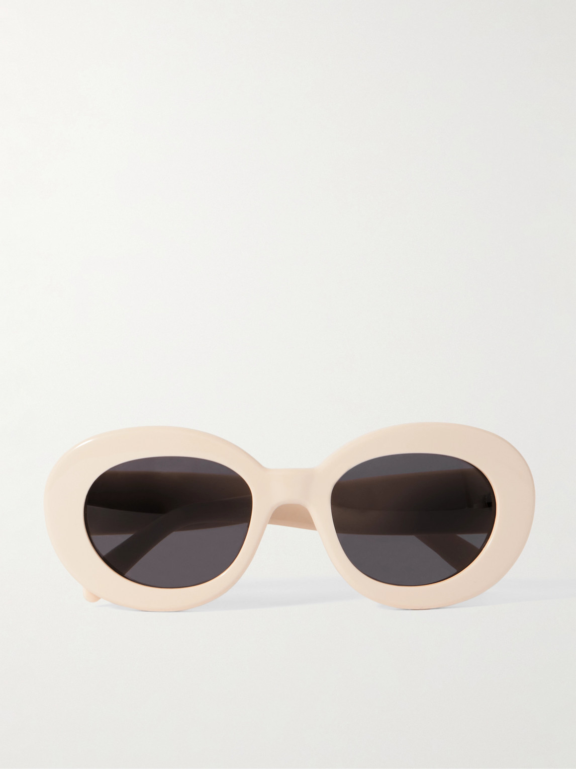 Oval-Frame Acetate Sunglasses