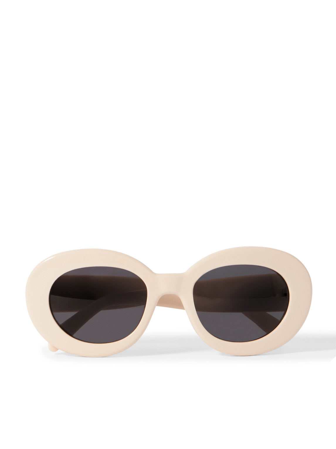 Celine Oval-frame Acetate Sunglasses In Neutral