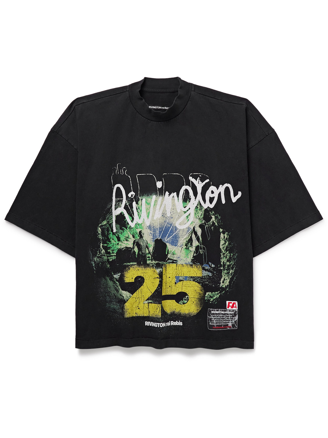 Rrr123 Inner Chamber Logo-print Cotton-jersey T-shirt In Black
