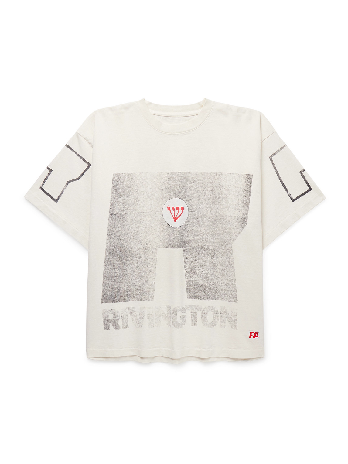 Rrr123 Nature Of Man Cva Printed Cotton-jersey T-shirt In White