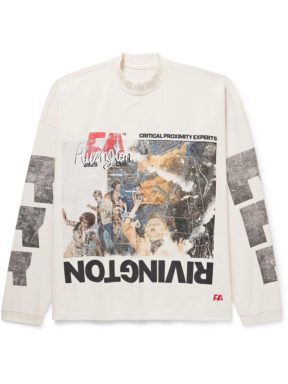 Rrr123 Critical Proximity Logo-print Cotton-jersey T-shirt In White