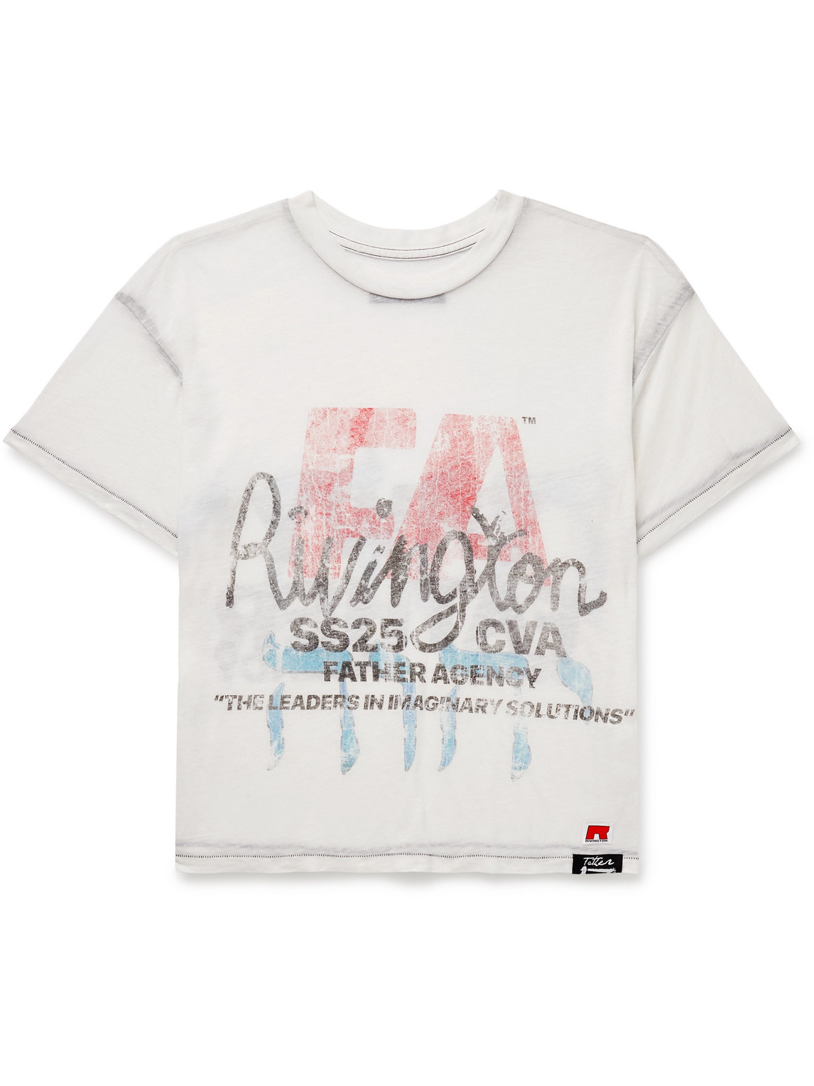 Leaders Logo-Print Stone-Washed Jersey T-Shirt
