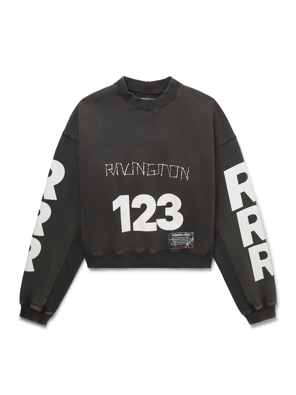 CVA Logo-Print Embroidered Cotton-Jersey Sweatshirt