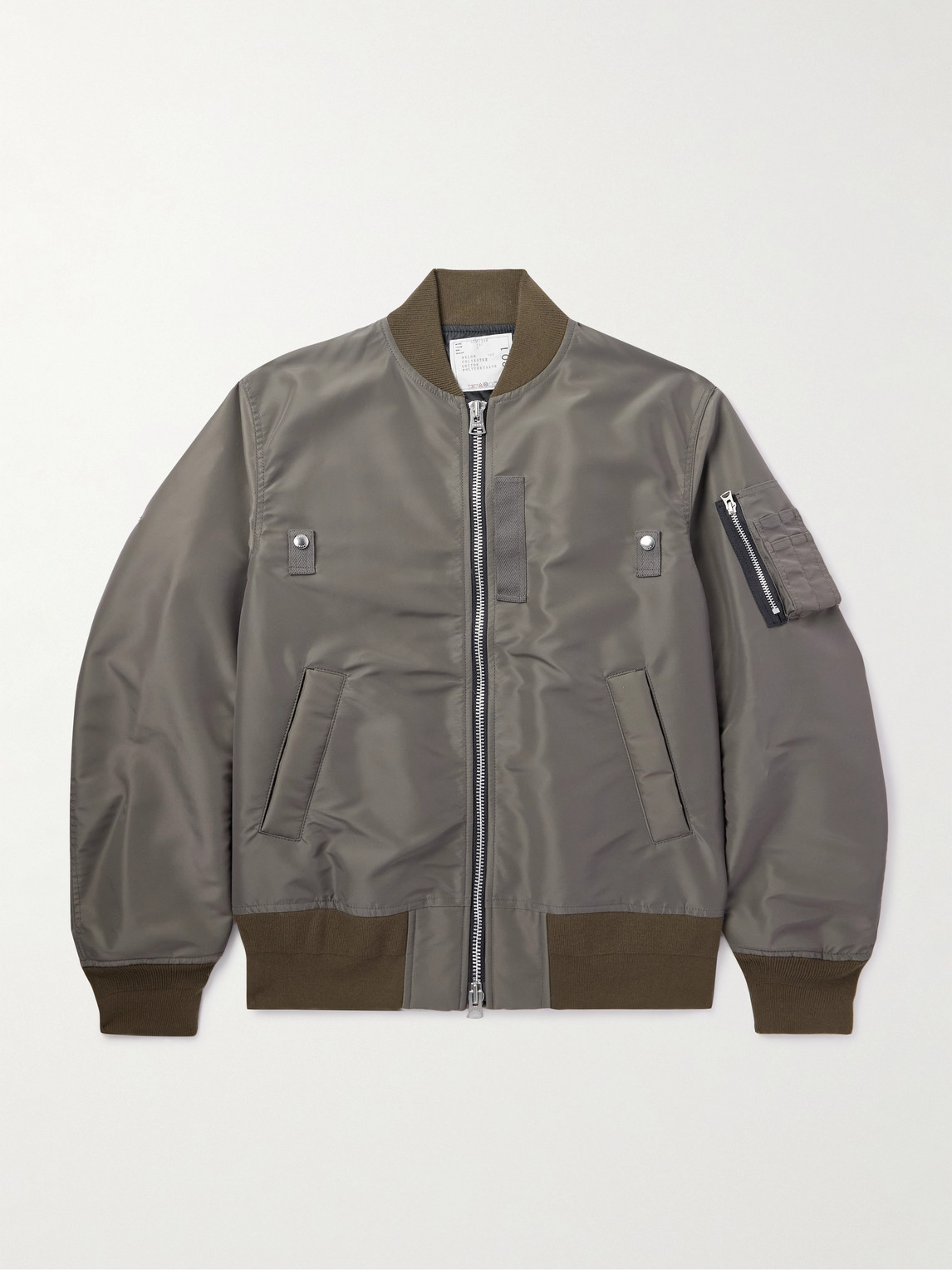 Sacai Padded Nylon-Twill Bomber Jacket - Men
