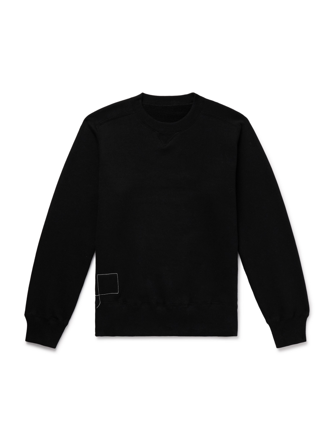 WTAPS® Embroidered Logo-Print Cotton-Jersey Sweatshirt