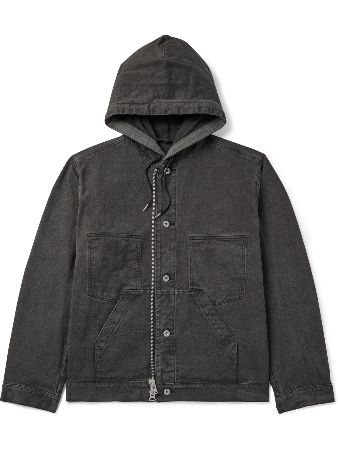 Hooded Denim Jacket