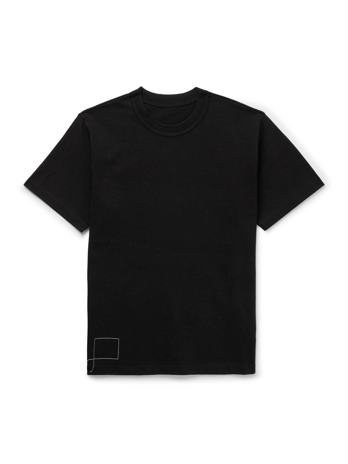 WTAPS® Embroidered Logo-Print Cotton-Jersey T-Shirt