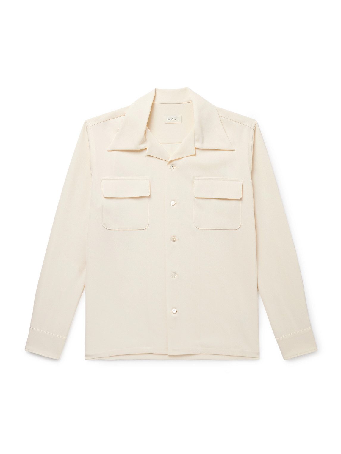 Second / Layer Beto Camp-collar Twill Shirt