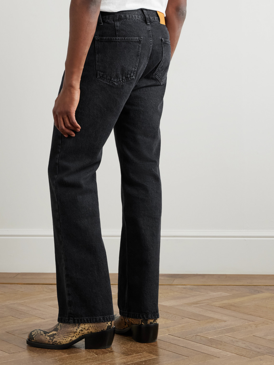 SECOND / LAYER - Valluco Straight-Leg Stone-Washed Jeans - Curated